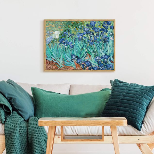 Moderne Bilder mit Rahmen Vincent van Gogh - Iris