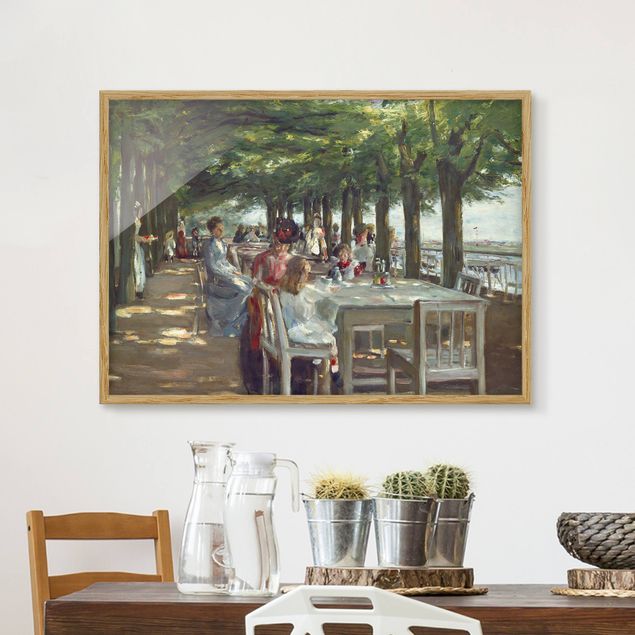 Impressionistische Bilder Max Liebermann - Terrasse des Restaurants Jacob