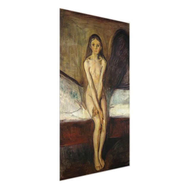 Glasbilder XXL Edvard Munch - Pubertät