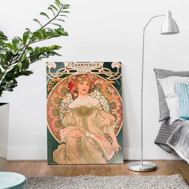 Art Deco Bilder Alfons Mucha - Plakat für F. Champenois