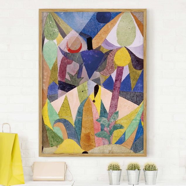 Expressionismus Bilder Paul Klee - Mildtropische Landschaft
