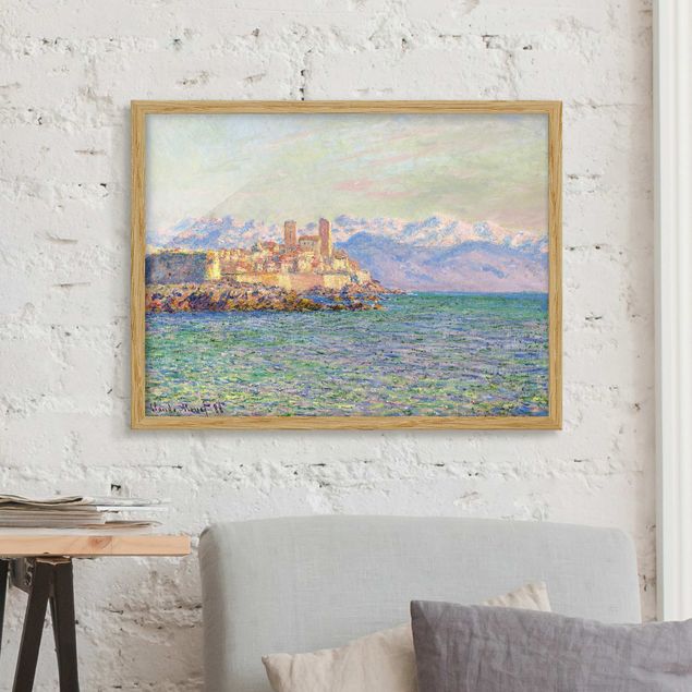 Kunstdrucke mit Rahmen Claude Monet - Antibes-Le Fort
