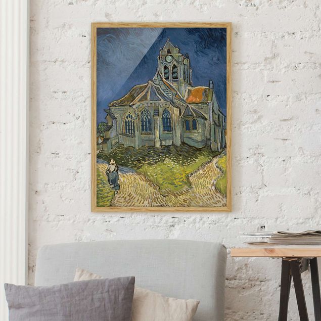 Impressionismus Bilder Vincent van Gogh - Kirche Auvers-sur-Oise