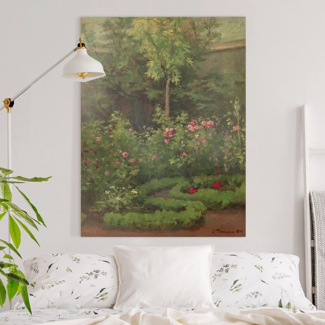 Impressionistische Bilder Camille Pissarro - Ein Rosengarten