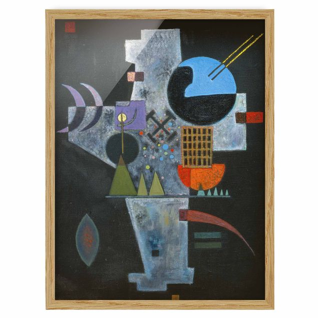 abstrakte Bilder mit Rahmen Wassily Kandinsky - Kreuzform