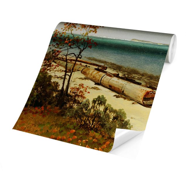 Fototapete selbstklebend Albert Bierstadt - Küste in den Tropen