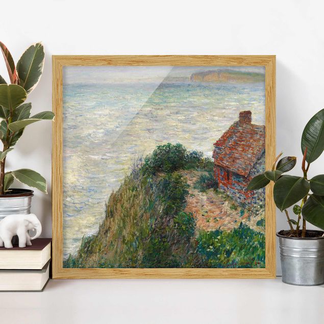 Kunstdrucke mit Rahmen Claude Monet - Fischerhaus Petit Ailly