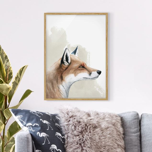 Tiere Bilder mit Rahmen Waldfreunde - Fuchs