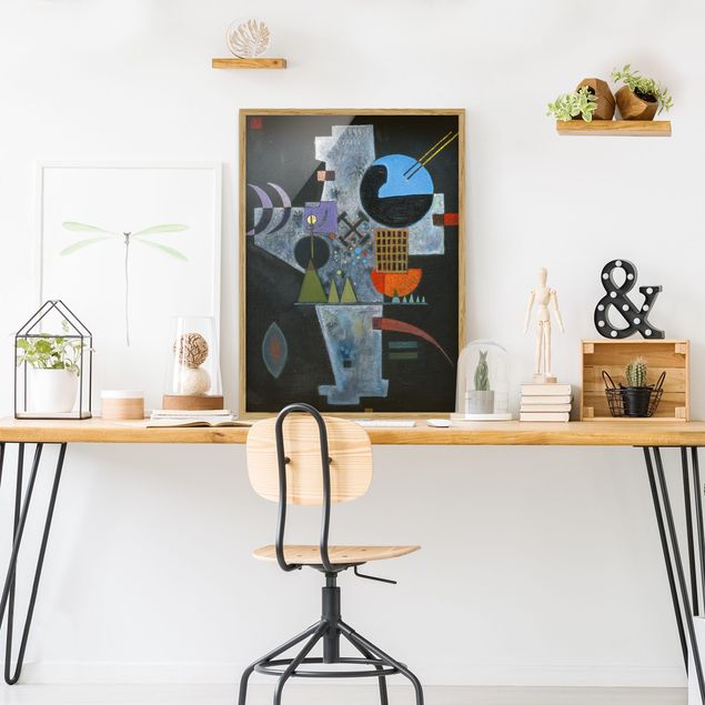Moderne Bilder mit Rahmen Wassily Kandinsky - Kreuzform