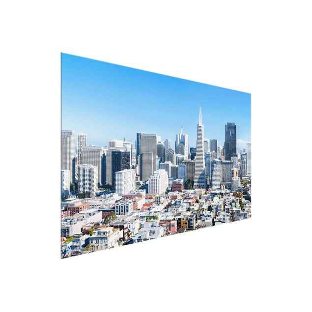 Glasbild - San Francisco Skyline - Querformat 3:2
