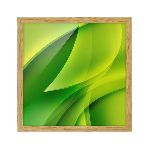 Wandbilder mit Rahmen Green Composition