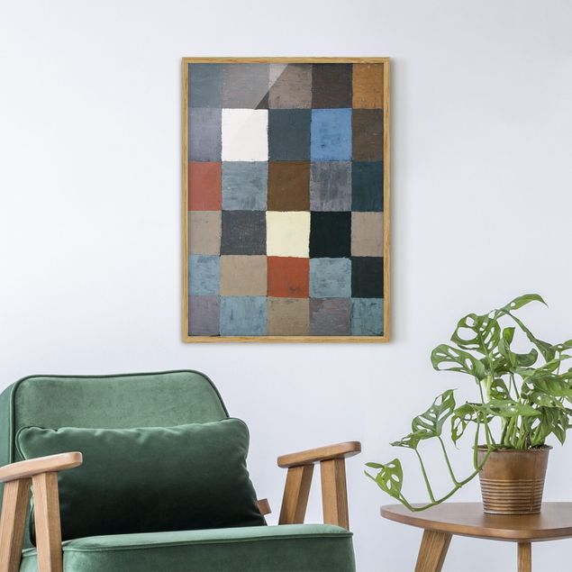 Kunstdrucke mit Rahmen Paul Klee - Farbtafel