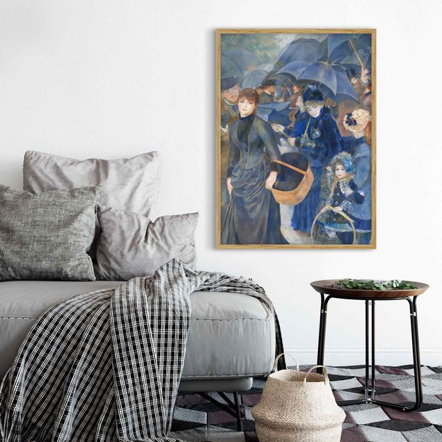 Moderne Bilder mit Rahmen Auguste Renoir - Die Regenschirme