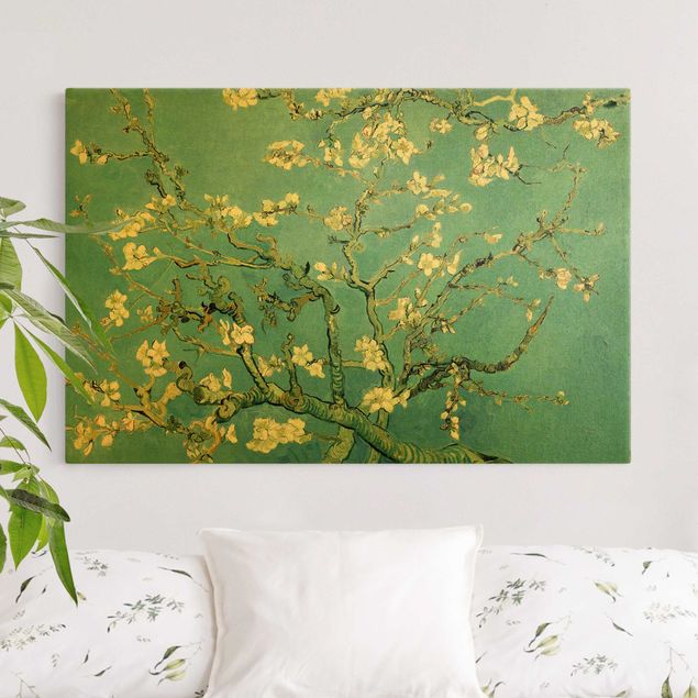 Leinwandbild Gold - Vincent van Gogh - Mandelblüte - Querformat 3:2