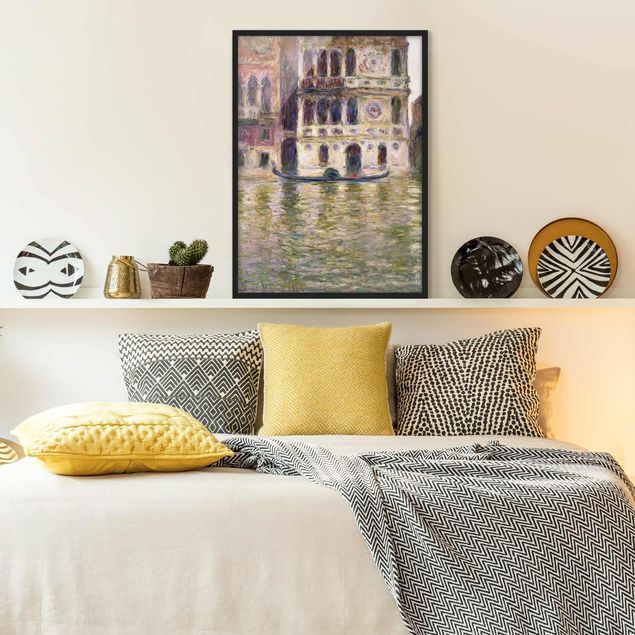 Bild mit Rahmen - Claude Monet - Palazzo Dario - Hochformat 3:4
