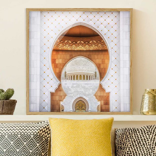 Moderne Bilder mit Rahmen Tor der Moschee