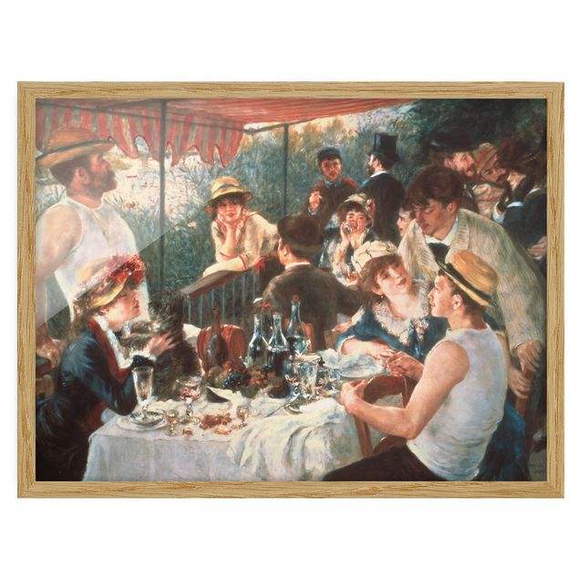 Moderne Bilder mit Rahmen Auguste Renoir - Das Frühstück der Ruderer