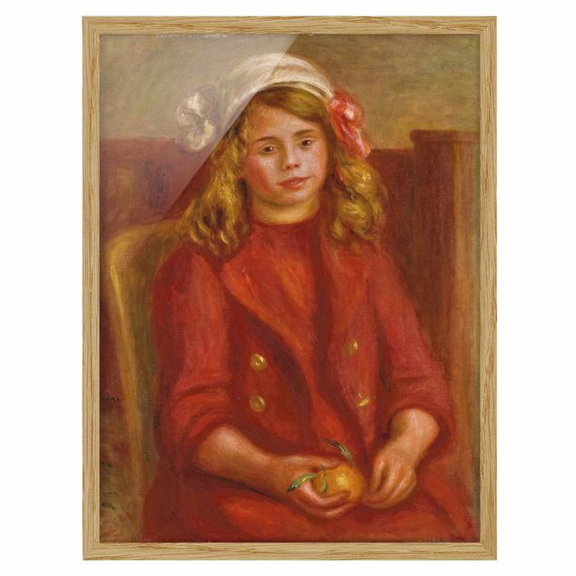 Renoir Bilder Auguste Renoir - Junges Mädchen mit Orange