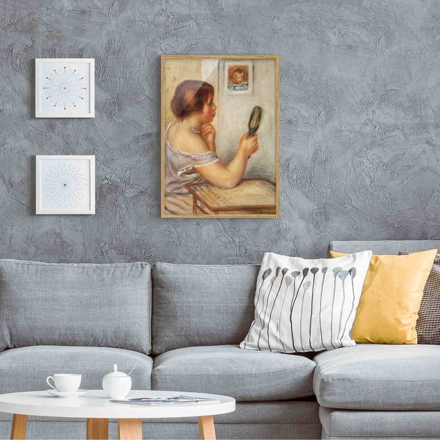 Moderne Bilder mit Rahmen Auguste Renoir - Gabrielle mit Spiegel