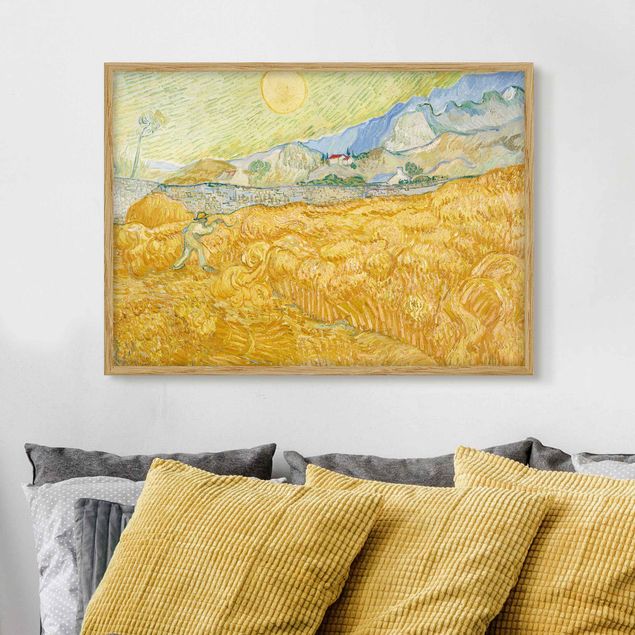 Impressionistische Gemälde Vincent van Gogh - Kornfeld mit Schnitter