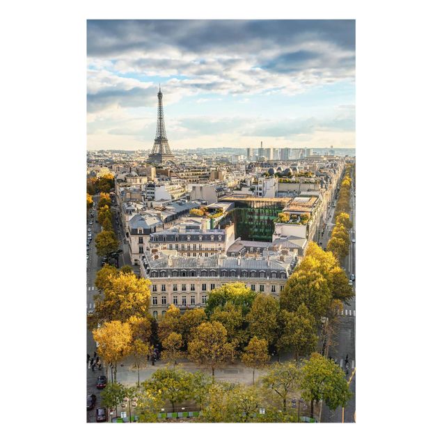 Glasbild - Nice day in Paris - Hochformat 2:3