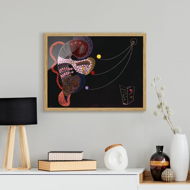 Kunstdrucke mit Rahmen Wassily Kandinsky - Großes und Winziges