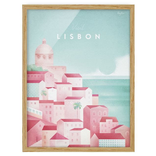 Henry Rivers Poster Reiseposter - Lissabon