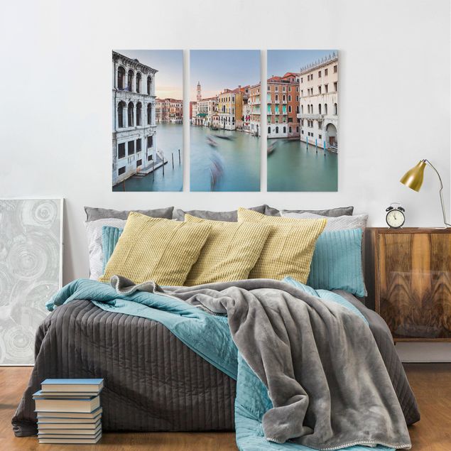 schöne Bilder Canale Grande Blick von der Rialtobrücke Venedig