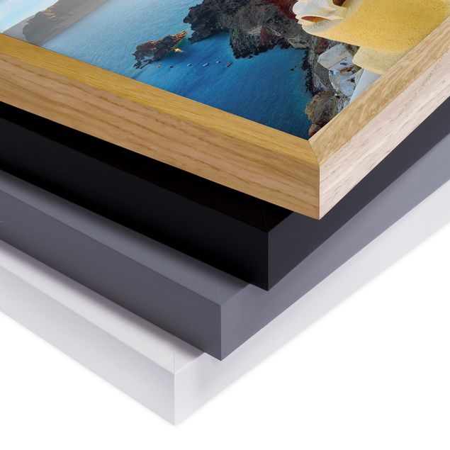 Bilder mit Rahmen Santorini