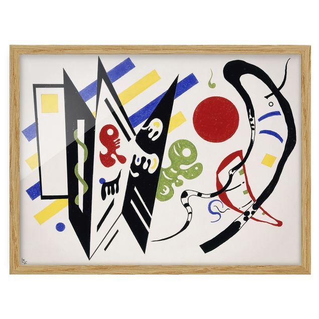Abstrakte Bilder mit Rahmen Wassily Kandinsky - Reciproque