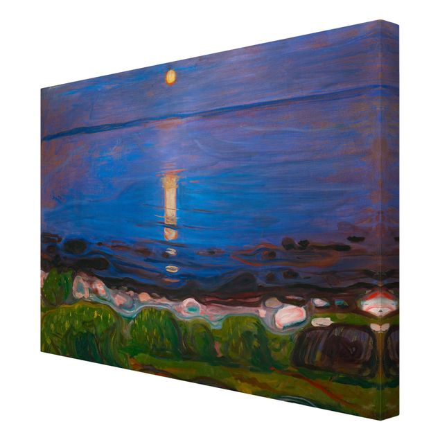 Bilder Edvard Munch - Sommernacht am Meeresstrand