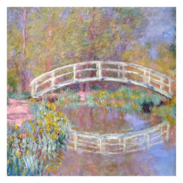 Tapete selbstklebend Claude Monet - Brücke Monets Garten