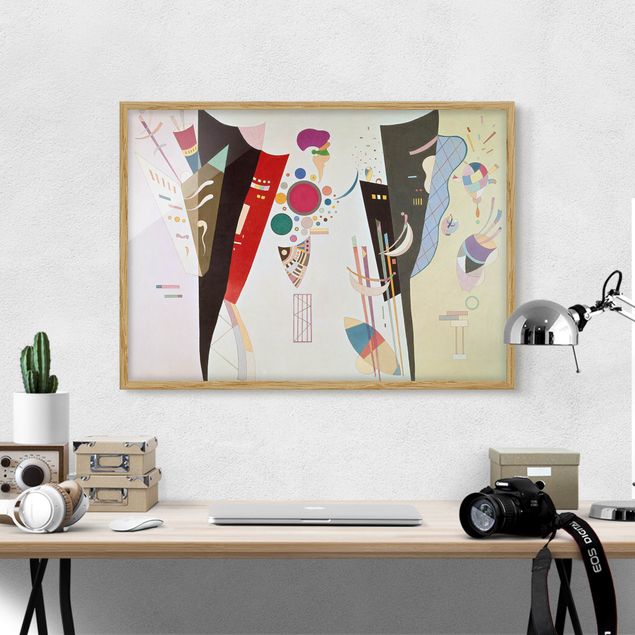 Gerahmte Kunstdrucke Wassily Kandinsky - Wechselseitiger Gleichklang