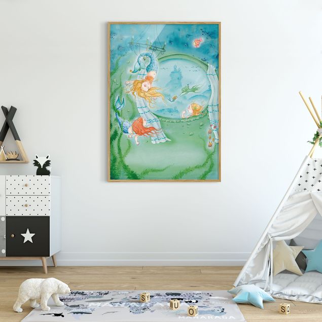 Natur Bilder mit Rahmen Matilda die kleine Meerjungfrau - Matilda wird Akrobatin