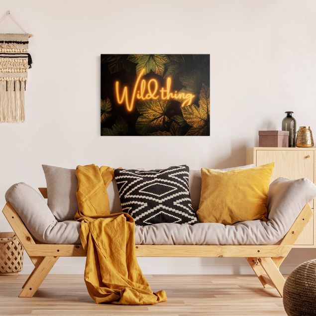 Elisabeth Fredriksson Poster Wild Thing goldene Blätter