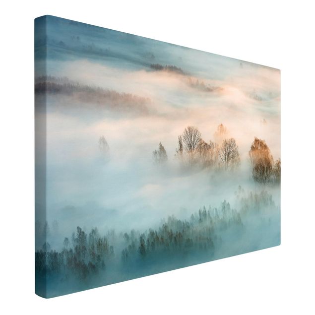 Wandbilder Nebel bei Sonnenaufgang