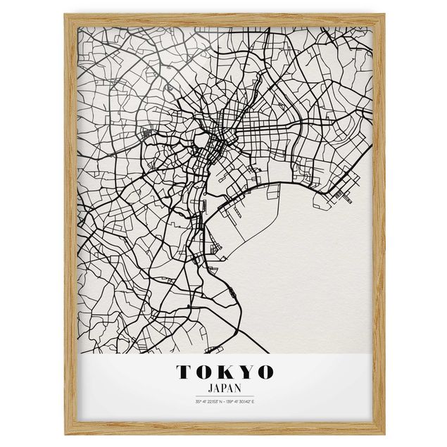 Bilder Stadtplan Tokyo - Klassik