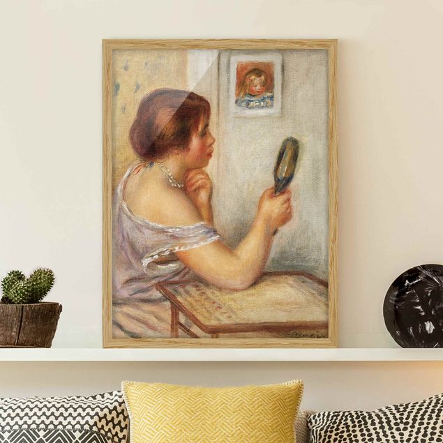 Impressionistische Gemälde Auguste Renoir - Gabrielle mit Spiegel