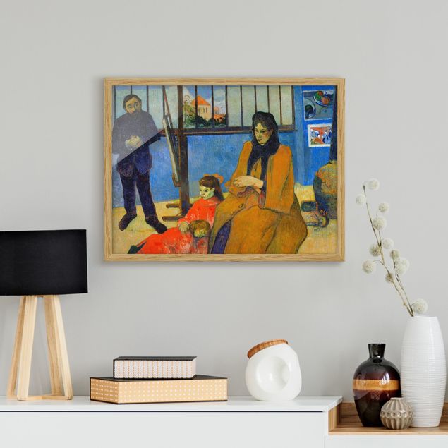 Gerahmte Kunstdrucke Paul Gauguin - Familie Schuffenecker