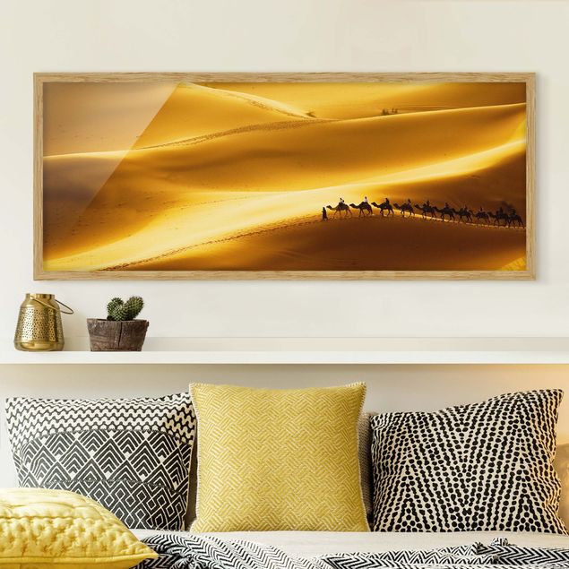 Moderne Bilder mit Rahmen Golden Dunes