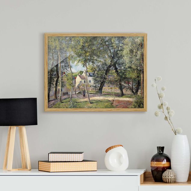 Kunstdrucke mit Rahmen Camille Pissarro - Landschaft bei Osny