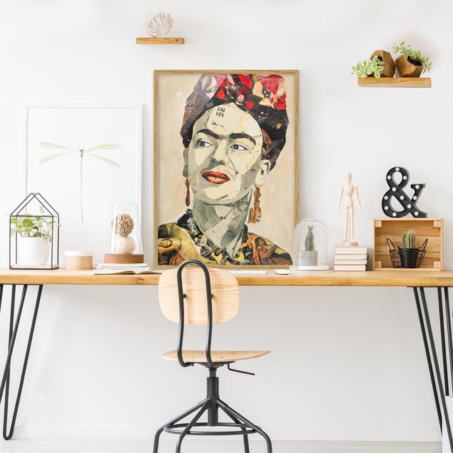 Wandbilder Frida Kahlo - Collage No.2