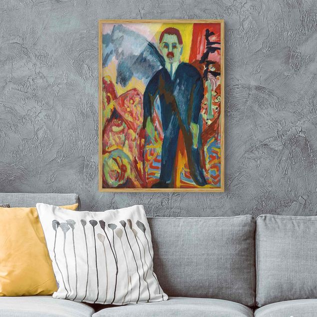 Expressionistische Gemälde Ernst Ludwig Kirchner - Der Krankenwärter