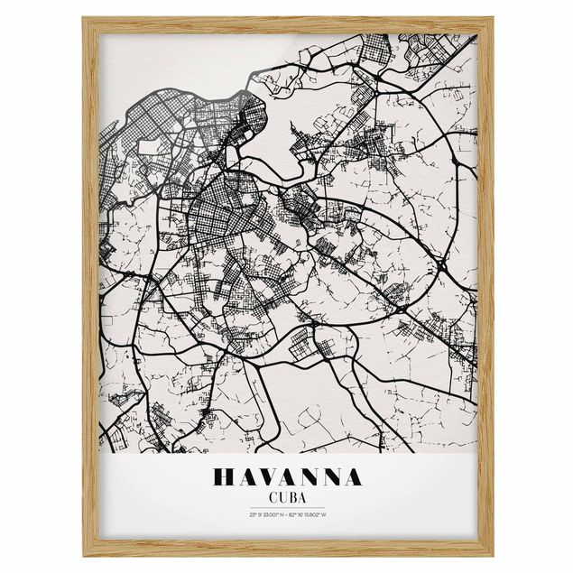Bilder Stadtplan Havanna - Klassik