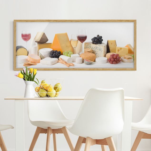 Wandbilder Käse-Variationen
