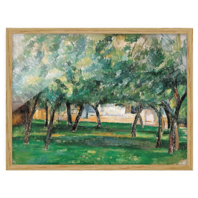 Natur Bilder mit Rahmen Paul Cézanne - Gehöft Normandie