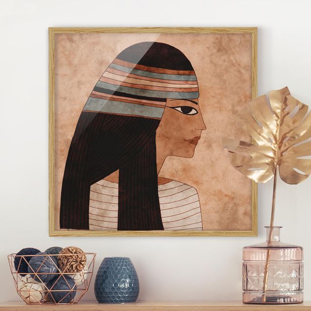 Moderne Bilder mit Rahmen Cleopatra
