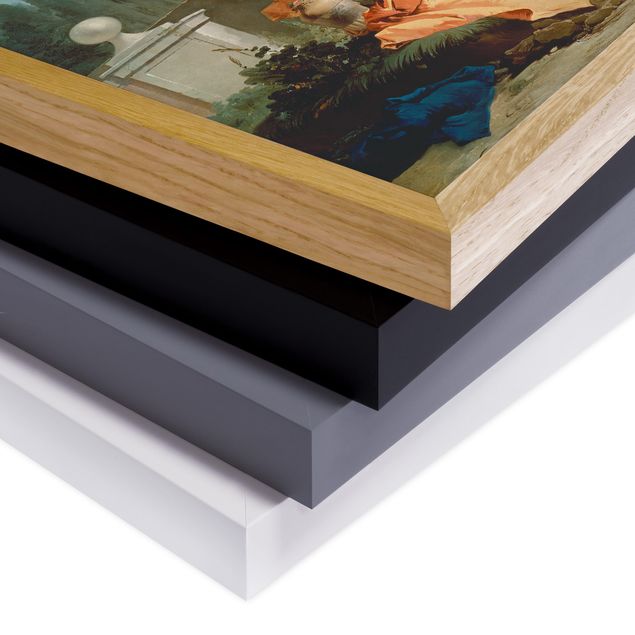 Bild mit Rahmen - Giovanni Battista Tiepolo - Rinaldo und Armida - Querformat 3:4