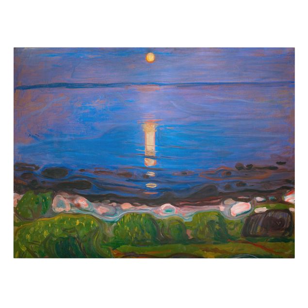 Edvard Munch Bilder Edvard Munch - Sommernacht am Meeresstrand