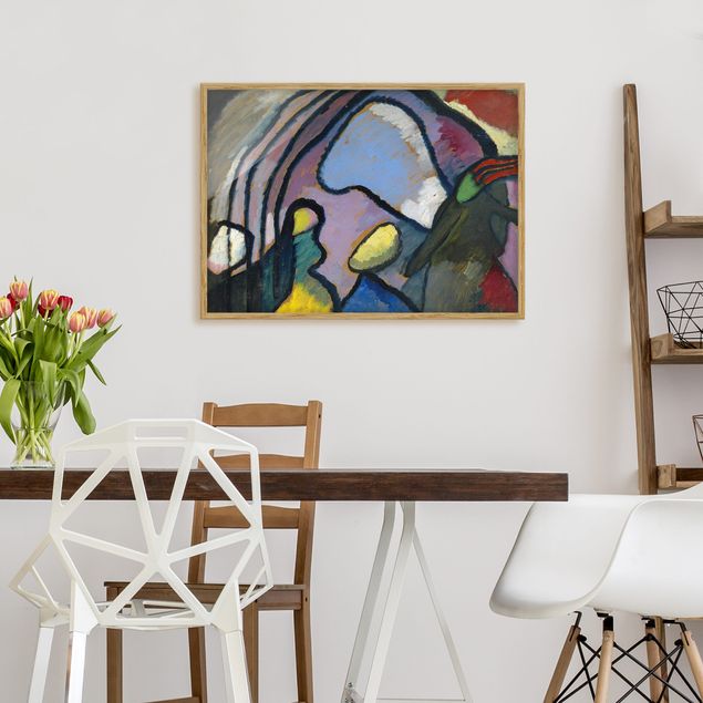 Moderne Bilder mit Rahmen Wassily Kandinsky - Improvisation